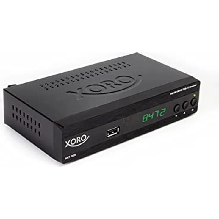 Xoro HRT 7622 NP, HD-DVB-T2 Receiver mit USB Mediaplayer und 400 Sendern, schwarz – Bild 2