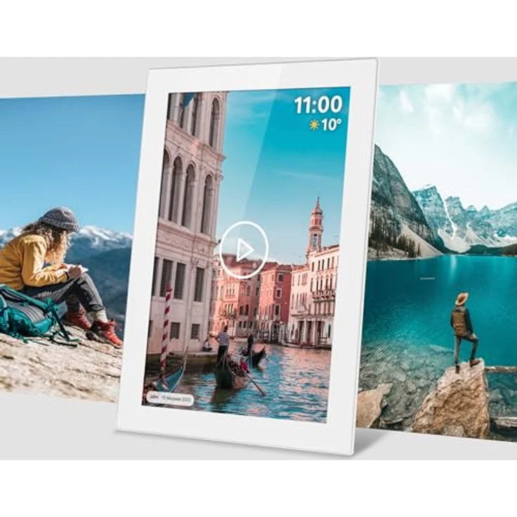 Krüger&Matz FRAMEO 10,1" digitaler Bilderrahmen mit Wi-Fi, weiß – Bild 11