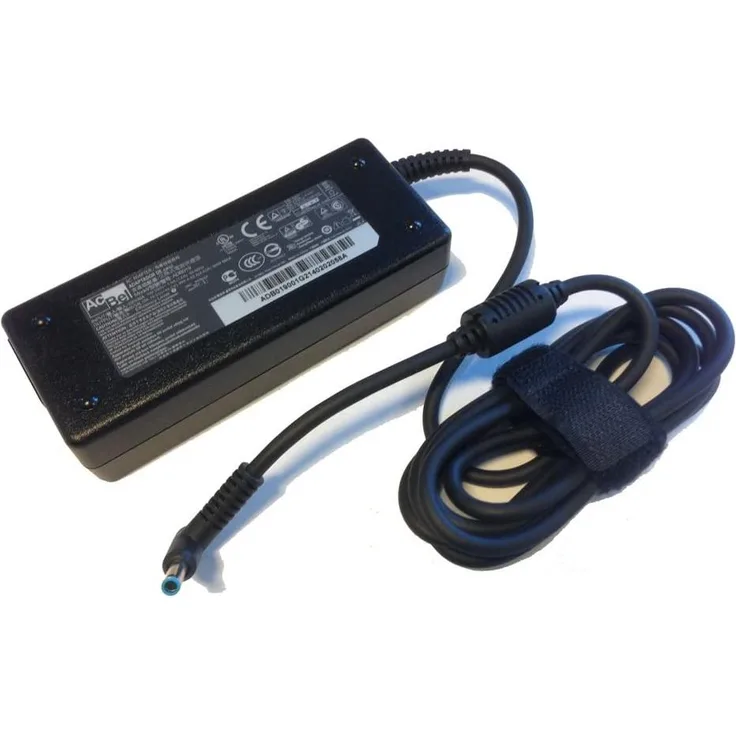 HP ADAPTER 90W-3P, Notebook Netzteil mit 90 W Leistung und 4,5 mm Anschluss, Blau