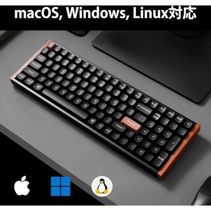 Keychron K4 HE Special Edition, Kabellose Magnetische Tastatur mit Bluetooth, 2.4GHz, RGB LED, Hot-swap, QWERTY US Layout, Gateron Magnetic Switch, Schwarz (K4H-F1) – Bild 8