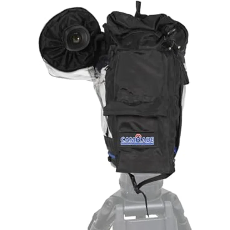 camRade rainCover Medium, Universeller Regenschutz für digitale Film- und Vollformatkameras, transparent – Bild 4