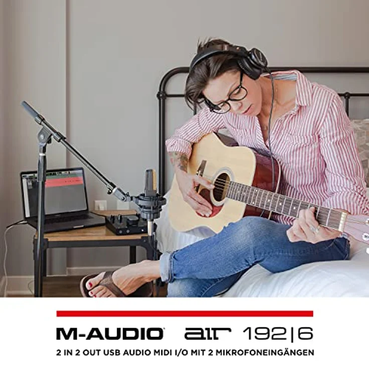 M-Audio AIR 192 | 6 - 2-in-2-out USB Audio- - MIDI-Schnittstelle mit ProTools und Ableton Live Recording Software mit Studio Effekten und Instrumenten – Bild 8