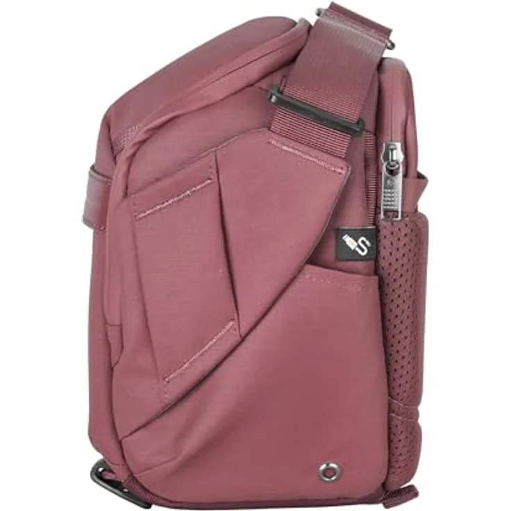 Vanguard Veo Metro S7L MG, Fototasche für Kamera, Objektive und 11 Zoll Tablet, wasserabweisend, Magenta – Bild 4