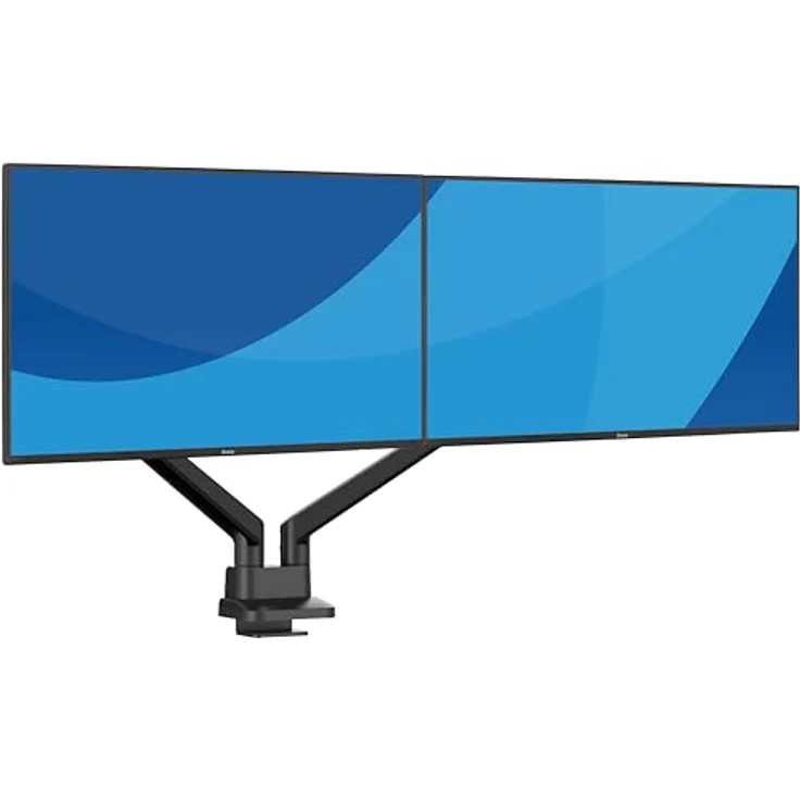 iiyama DS4002C-B1, Ergonomische Monitorhalterung für zwei Bildschirme bis 32", höhenverstellbar, mit Neigungs- und Schwenkfunktion – Bild 1