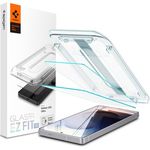Spigen Galaxy S25 Ultra Glas Displayschutzfolie, 2 Stück, kratz- und bruchsicher mit blasenfreier Installation