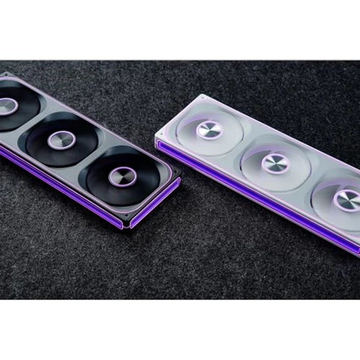 Jonsbo ZA-360 Gehäuselüfter, Reverse Blade, PWM, ARGB - 360mm, weiß – Bild 7