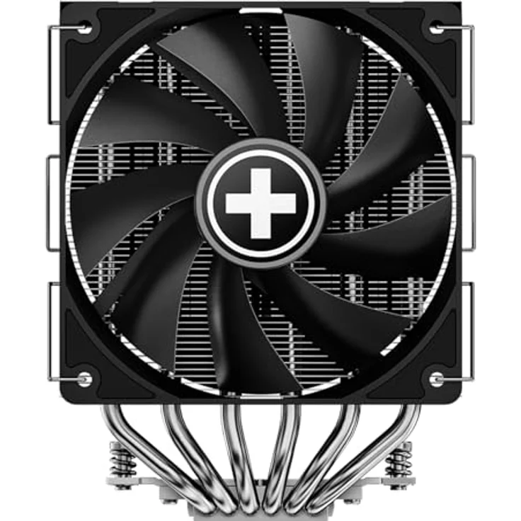 Xilence Cyron XC091, CPU Kühler mit Multi-Socket-Kompatibilität, 2x 120 mm PWM-Lüfter, 70 CFM Luftleistung, Geräuschpegel 18,0 - 32,5 dB(A), Schwarz – Bild 1
