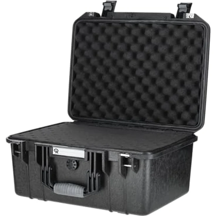Rollei Hard Case 4636 Koffer – Extrem robuster, bruchsicherer, wasserdichter und staubdichter Koffer mit Flexibler Innenausstattung, automatischer Druckregulation und Diebstahlschutz – Bild 3