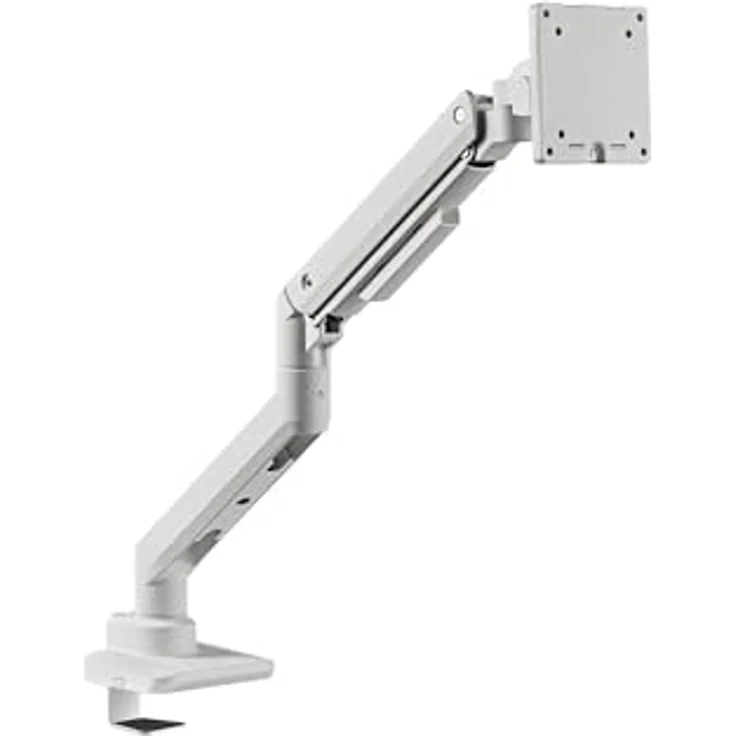 Equip 650181 Robuste Monitor-Tischhalterung für 17 bis 49 Zoll, weiß - Gasfederstruktur, frei neigbar, Kabelklemmen – Bild 1