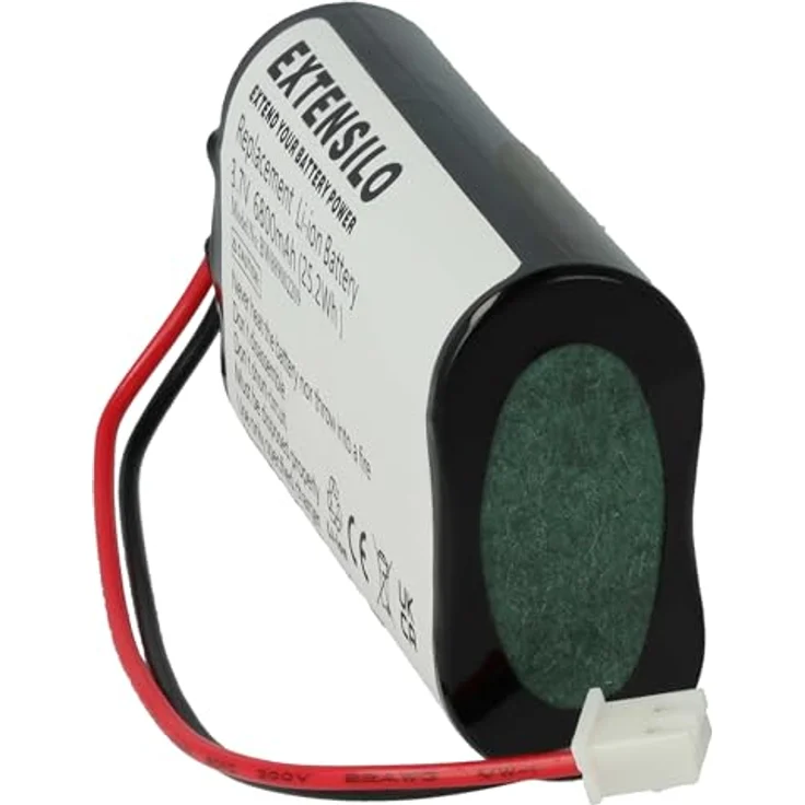 EXTENSILO Akku für Sigor Nuindie Floor, 6800 mAh, 3,7 Volt, Lithium-Ion, wiederaufladbar, langlebig – Bild 3