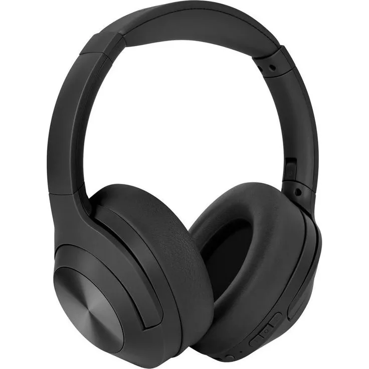 Krüger&Matz F2A, Kabellose Over-Ear-Kopfhörer mit aktiver Geräuschunterdrückung (ANC), schwarz