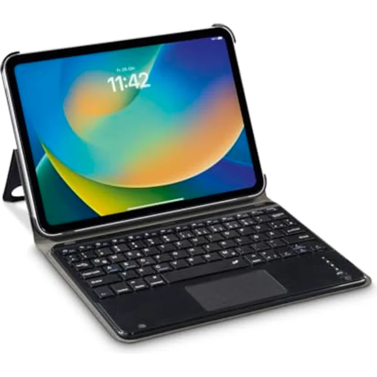 Hama Hülle mit Bluetooth-Tastatur für iPad Air 11" (25/24)/10.9" (22/20), Touchpad, magnetisches Tablet Case, schwarz – Bild 1