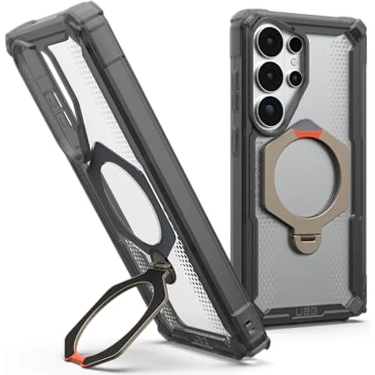URBAN ARMOR GEAR Plasma XTE 360 Case für Samsung Galaxy S26 Ultra, Kickstand Hülle mit Wireless Charging Kompatibilität, grau
