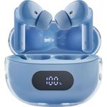 Intenso Buds Earphone Plus T315AE Blue, In-Ear-Kopfhörer mit Bluetooth, USB-C und Freisprechfunktion