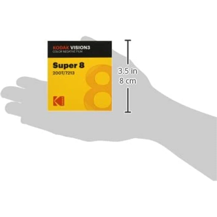 Kodak Vision3 200T 7213, 8 mm x 15 m Perf. 1R Schmalfilm – Bild 4