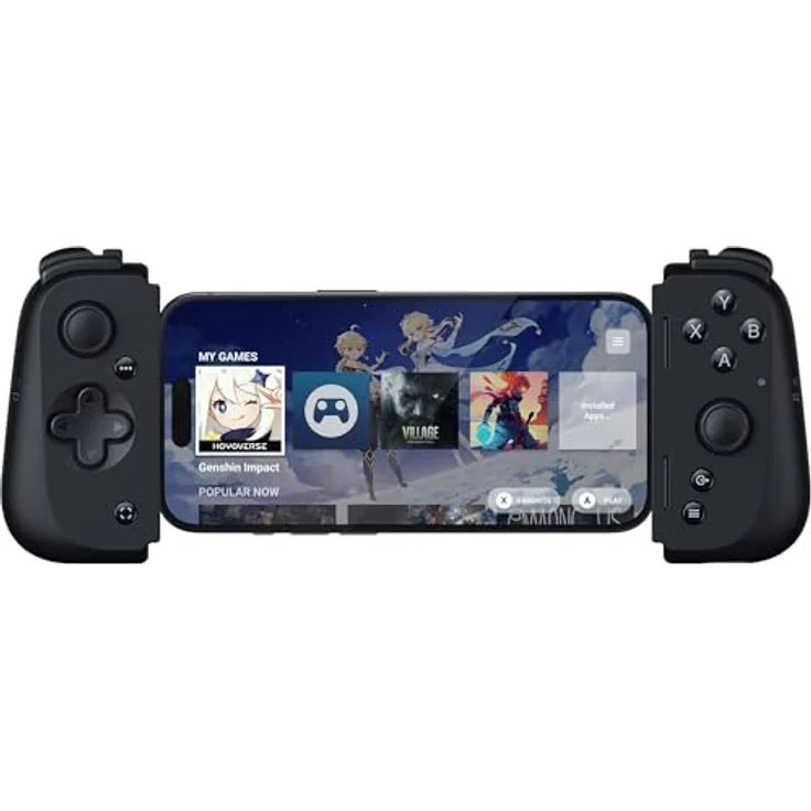 RAZER Razer Kishi V2 USB C - Gaming Controller for iPhone and Android, Mobile Gaming in Konsolen-Qualität, Ausziehbares Mittelteil für USB-C-Geräte, Kompatibel zu Samsung Galaxy S23-Reihe und iPhone 15, Latenzfreie Konnektivität, Passthrough-Aufladen, Virtueller-Controller-Modus – Bild 2
