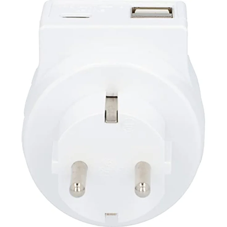 Zwischenstecker mit 1x Schuko, 1x USB Typ C und 2x USB Typ A, 3,4 A, weiß – Bild 4