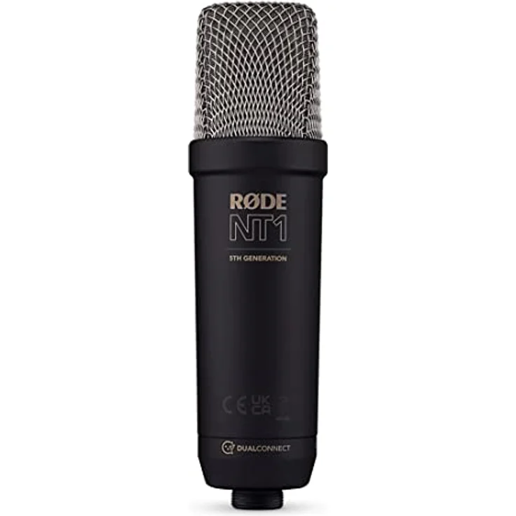 Rode NT1 5th Generation XLR USB Studio-Mikrofon Schwarz + keepdrum MS138 WH Mikrofonarm – Bild 3