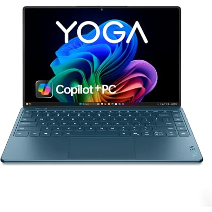 Lenovo Yoga Slim 9 AI Laptop | 14" 4K WQUXGA OLED Display | Intel Core Ultra 7 258V | 32GB RAM | 1TB SSD | Intel Arc Grafik | Windows 11 Home | QWERTZ | Tidal Teal – Bild 1