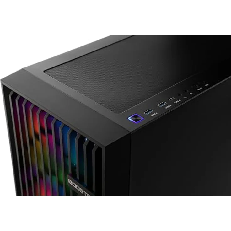 Boost Boxx Gaming PC mit Windows 11 Home, AMD Ryzen 5 7600 6X 3800 MHz, 500 GB M.2 SSD, 16 GB DDR5-RAM, AMD Radeon Graphics, Gigabyte Mainboard, USB 3.2, M10930H – Bild 2