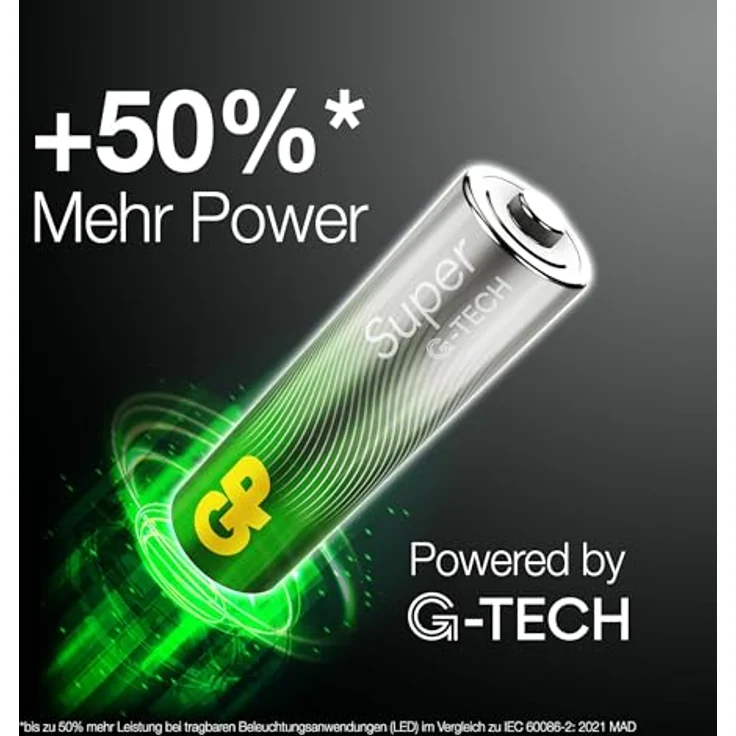 Batterien AA Mignon Super Alkaline Vorratspack 40 Stück [Markenprodukt GP Batteries] – Bild 2