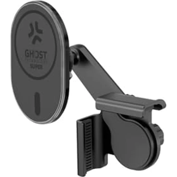 Celly Ghost Magsafe Smartphone Halter für Tesla, 360° drehbare Halterung, Schwarz – Bild 2