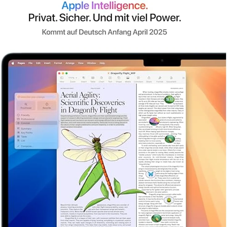 Apple Macbook Air 13.6" - M4 10-Core CPU 10-Core GPU - 24 GB - 512 GB SSD - Himmelblau - 2025 – Bild 4