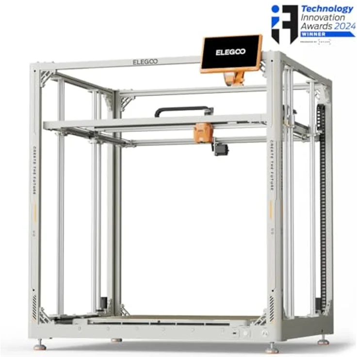 Elegoo OrangeStorm Giga, 3D-Druckblatt für optimale Haftung und einfache Ablösung, orange – Bild 1