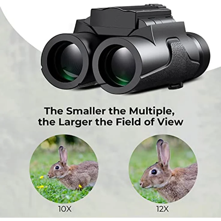 K&F Concept 10x25 Kompakt Fernglas Kinder Erwachsene, BAK4 Prism + FMC Broadband Green Film, IP65 wasserdicht – Bild 5