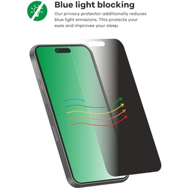 upscreen Spy Shield Blickschutzfolie, iPad Pro 11" (2021) mit Kratzschutz, blasenfreier Montage und Blaulichtfilter – Bild 3