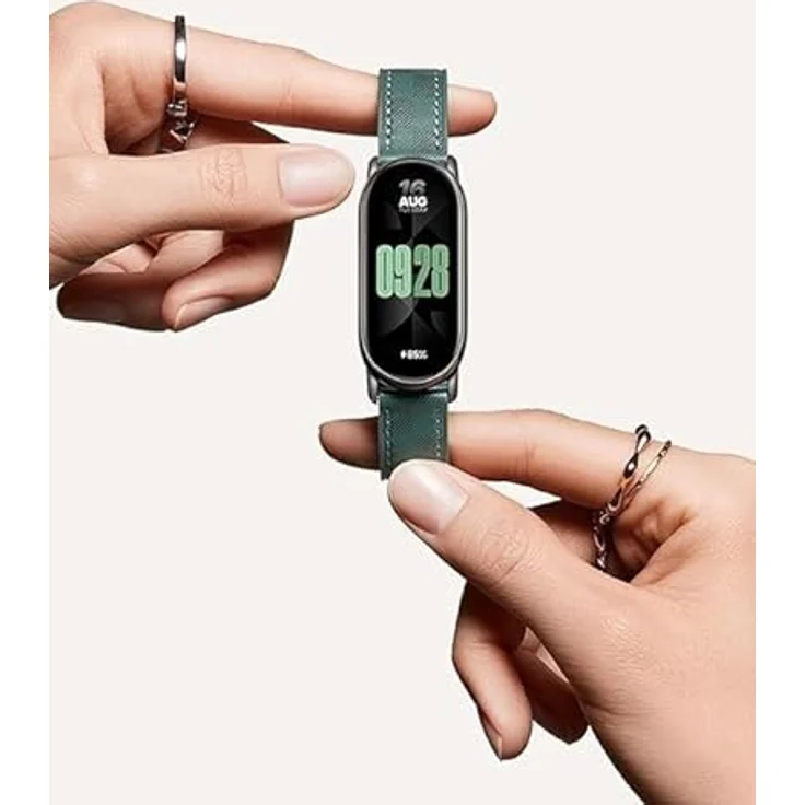 Xiaomi Smart Band 8 Braided Strap - Green, Hochwertiges Wearables-Zubehör – Bild 3