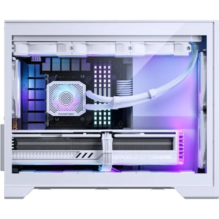 Phanteks XT M3 RGB Mini-Tower PC-Gehäuse Weiss, unterstützt mATX und Mini-ITX Mainboards, bis zu 9 Lüfter, Sichtfenster – Bild 9