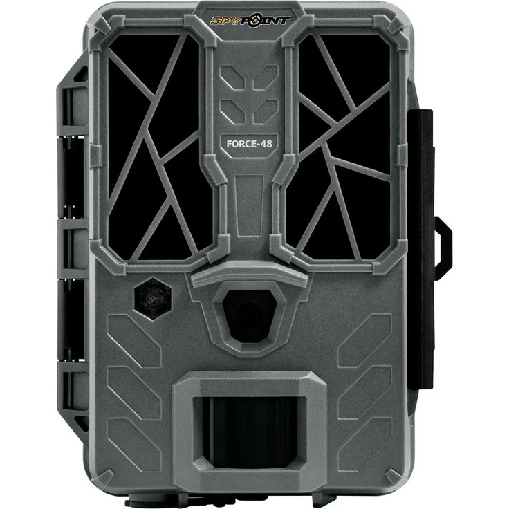 Spypoint Wildkamera 48 Megapixel mit Low-Glow-LEDs, Anthracite Black
