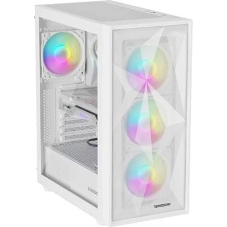 Genesis Obudowa Diaxid 605 ARGB biała PC Gehäuse, Weiss - Mini-ATX, ATX, mATX