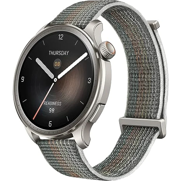 Amazfit Balance Smartwatch, Contactless Zahlung, NFC, KI-Fitnesstrainer, KI-Schlaf- und Gesundheits-Tracker, Dual-Band GPS, Alexa, Bluetooth Anrufe, 14 Tage Akkulaufzeit, 1,5" AMOLED, Sunset Grey – Bild 2