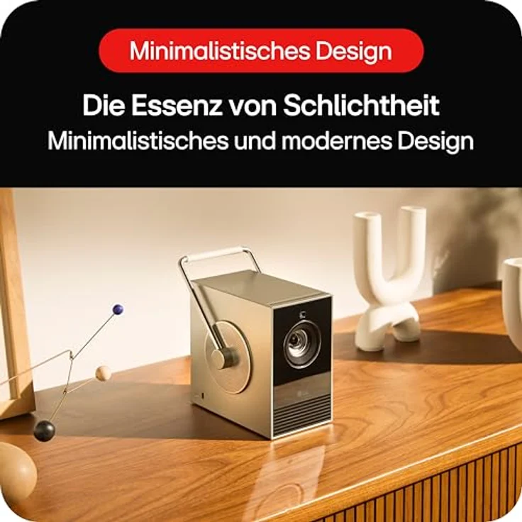 LG CineBeam Q HU710PB (4K, 500 lm, 1.2:1), Beamer, Silber – Bild 3