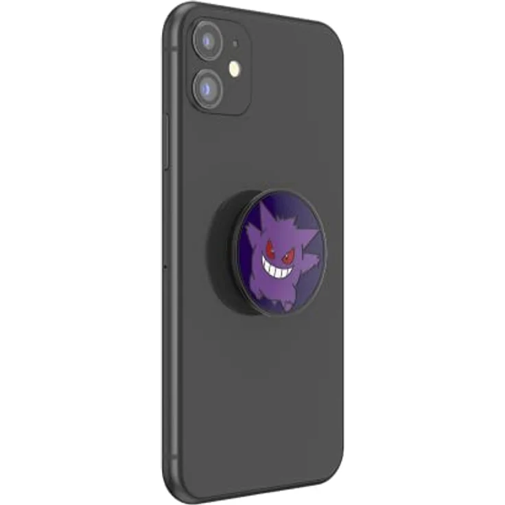 PopSockets: PopGrip - Ausziehbarer Sockel und Griff mit einem Austauschbarem Top für Smartphones und Tablets - Pokémon - Glow-in-The-Dark Gengar Enamel – Bild 5