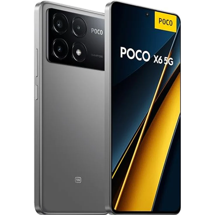 Xiaomi POCO X6 Pro 5G, 8GB RAM, 256 GB Speicher, Grau – Bild 2