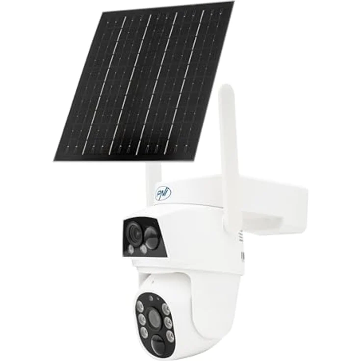 PNI IP894 GSM 4G PTZ Videoüberwachungskamera, Dual Lens 2MP + 2MP, 5.5W Solarpanel, 8000mAh Akku – Bild 1