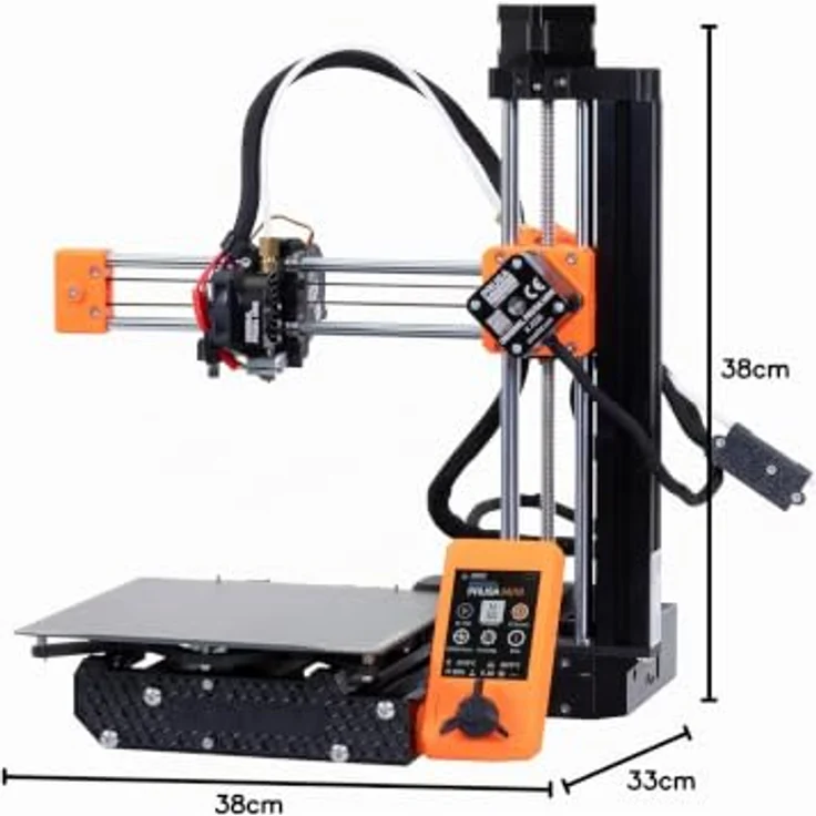 Prusa Original Mini+ ohne Filamentsensor, 3D Drucker mit 18 cm Druckvolumen und abnehmbarer Federstahlplatte – Bild 7