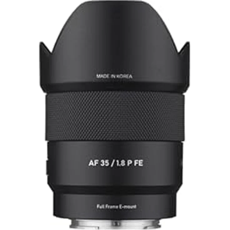 Samyang AF 35 mm F1,8 P FE, Vollformat-Festbrennweitenobjektiv für Sony E-Mount, lichtstark mit Bokeh, spritzwasserresistent, für Foto und Video – Bild 1