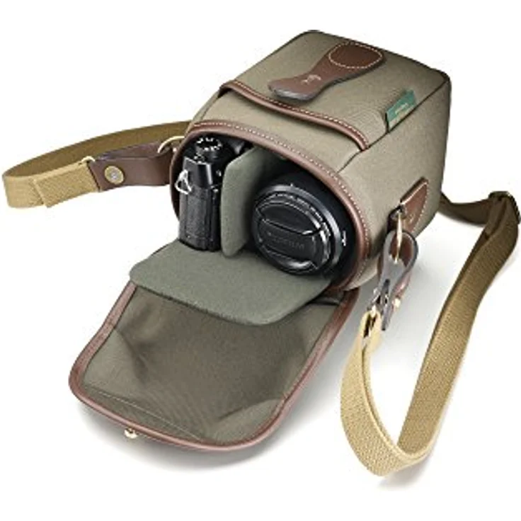 Billingham 500148-54 72 Kameratasche (Sage FibreNyte-Chocolate Leather) – Bild 5