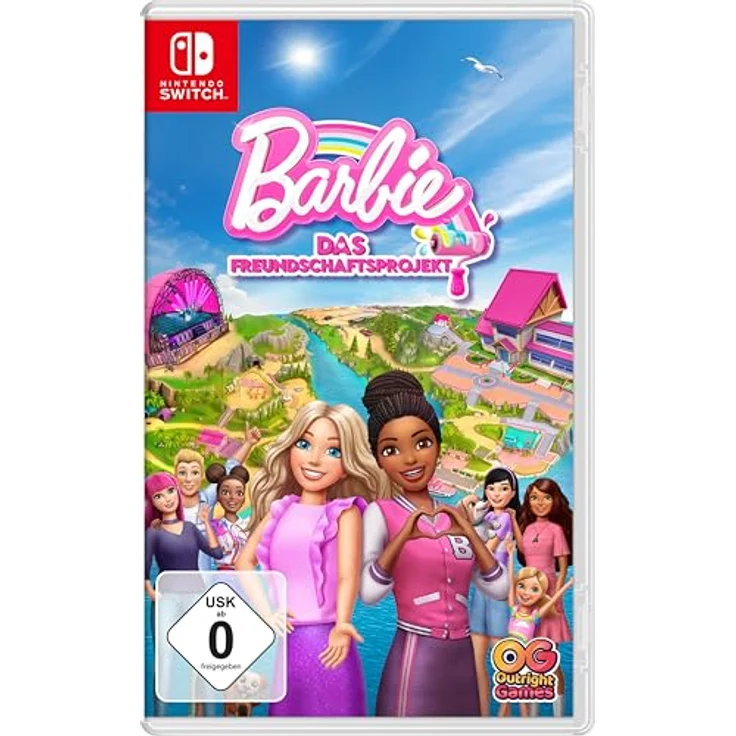 Outright Games Barbie: Das Freundschaftsprojekt - Switch, Nintendo Switch Spiel mit neuen Einrichtungen und lustigen Aktivitäten – Bild 1