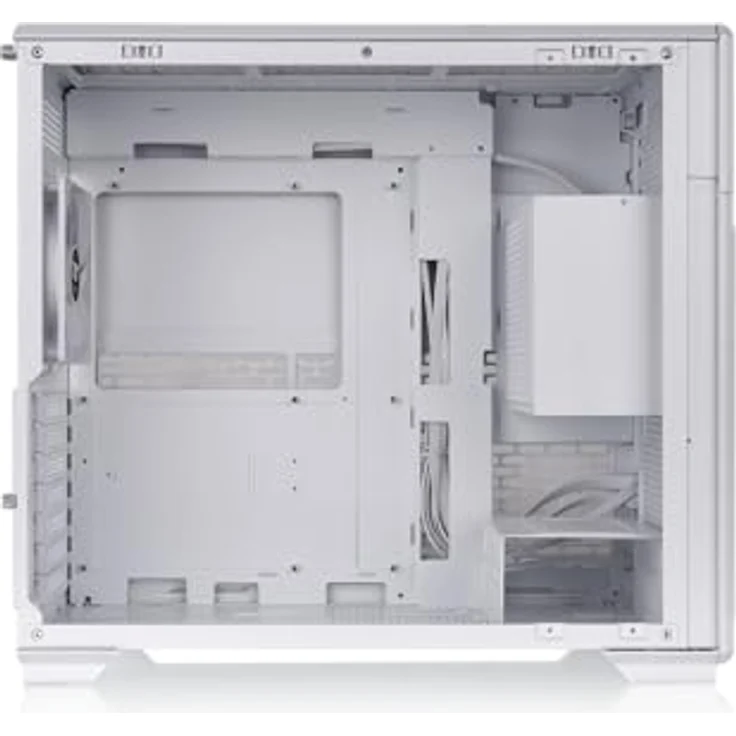 Thermaltake TR300 TG Snow, PC-Gehäuse im kompakten Mid-Tower-Format mit Tempered Glass, 120mm weißem Lüfter und Power Extension Cord – Bild 4
