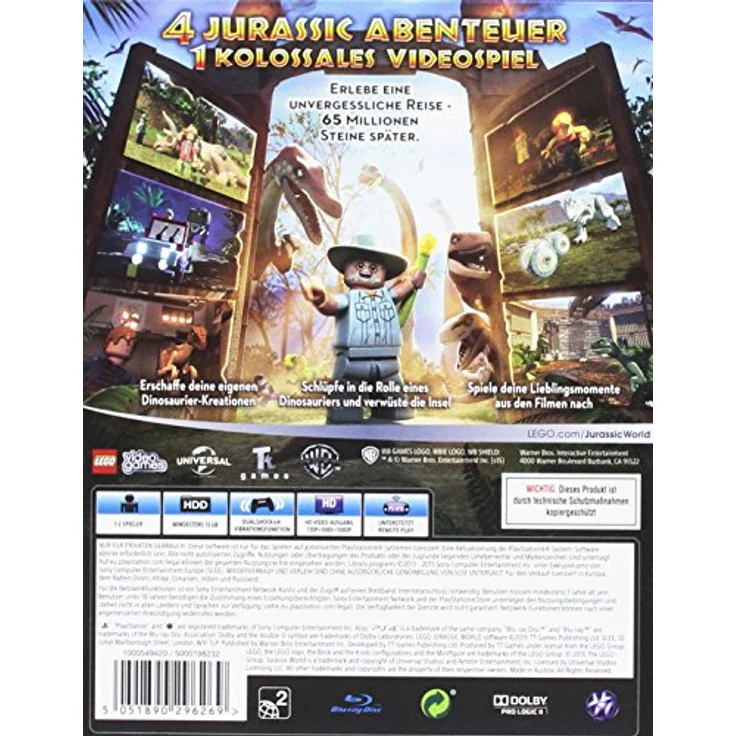 LEGO Jurassic World (PS4) - Preisvergleich – Bild 2