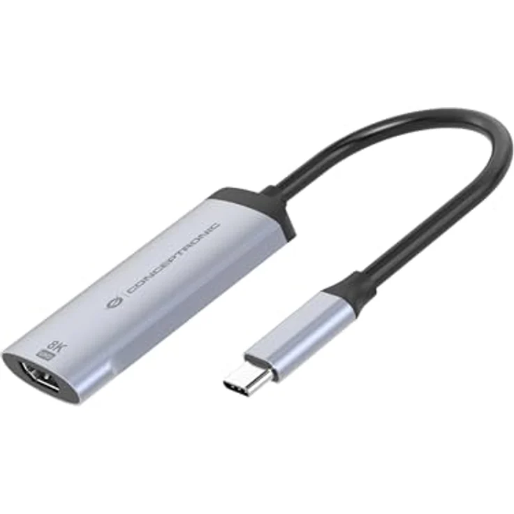 Conceptronic ABBY23G USB-C-auf-HDMI-2.1-Adapter, 8K60Hz HDMI-Ausgang, 7680 x 4320 Pixel – Bild 3