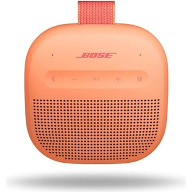 Bose SoundLink Micro (2. Gen.), tragbarer Bluetooth-Lautsprecher mit 12 Stunden Akkulaufzeit, wasserdicht und staubdicht, Pfirsichfarbener Sonnenuntergang – Bild 1