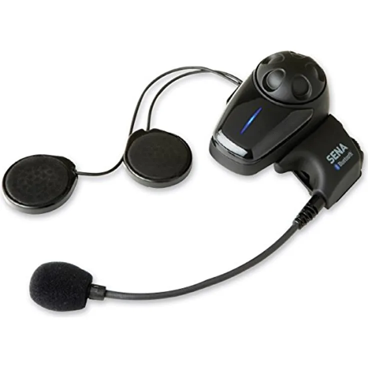 Sena SMH10 Bluetooth Headset, Konferenz-Freisprechanlage für 4 Teilnehmer, bis zu 900m Reichweite, wasserfest