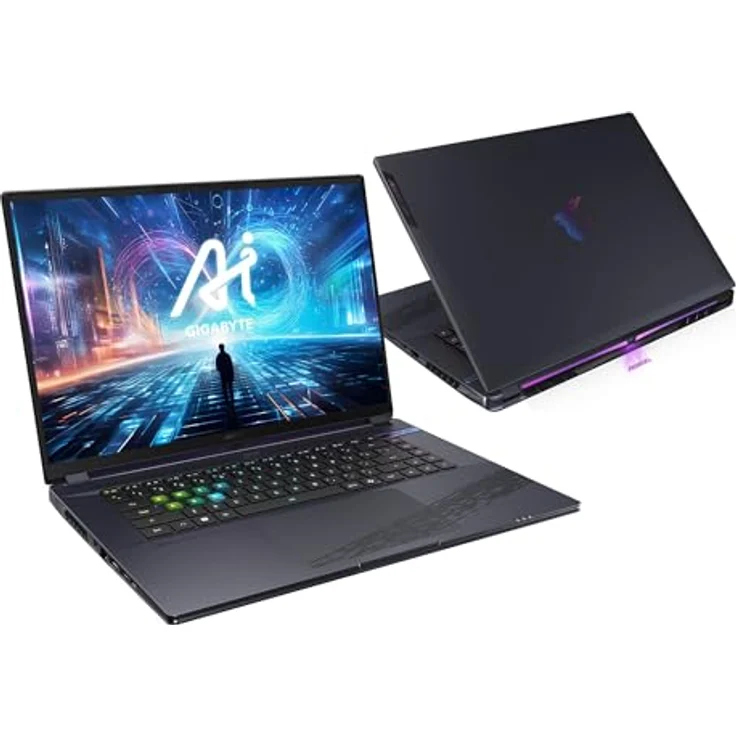 GIGABYTE AORUS 16X Gaming Laptop | 16" 16:10 165Hz WUXGA Display | Intel Core i9-14900HX | Nvidia GeForce RTX 4070 | Windows 11 |AORUS 16X ASG-63DEC65SH – Bild 2