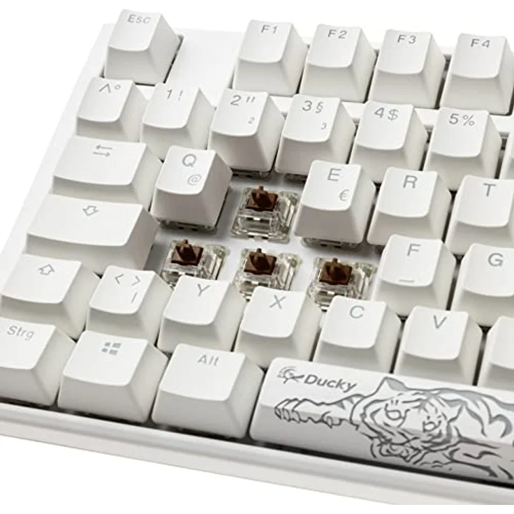 Ducky One 3 Classic Mechanische Tastatur - Mechanical Keyboard - Tastatur Gaming Mechanisch - Gaming Keyboard Mechanical - Mechanische Gaming Tastatur - TKL-Format 80% - MX-Brown – Bild 4